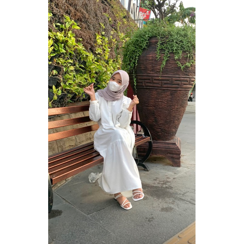 preloved midi dress (mikha store solo)