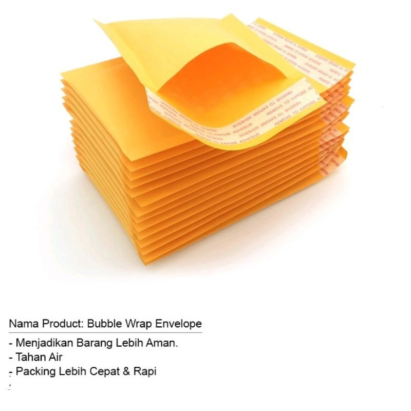 

Bubble Amplop Kraft - Bubble Packing - Bubble Mailer - 25 x 30
