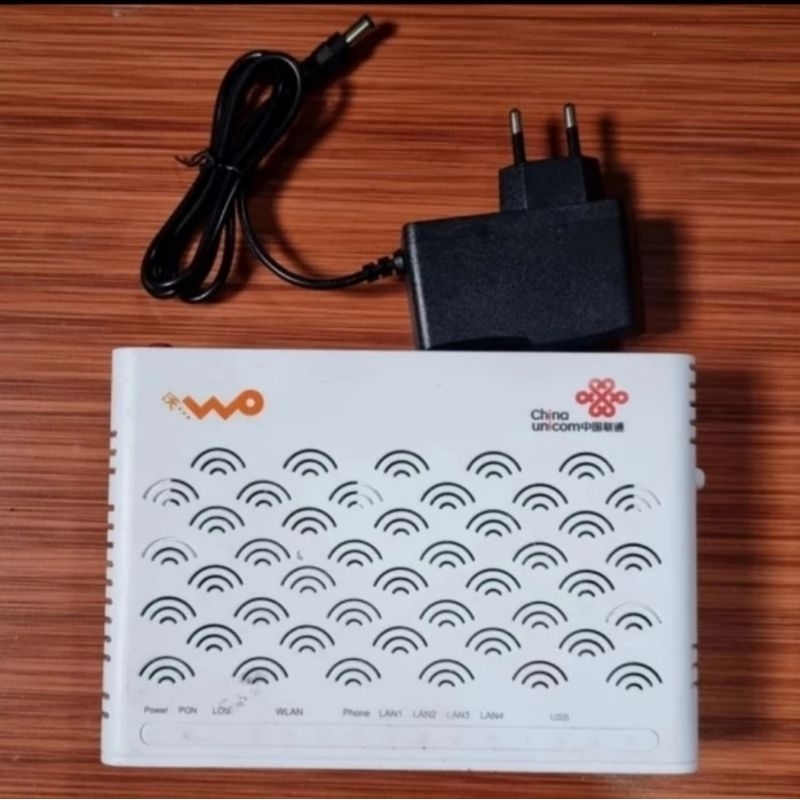 EPON ONU ZTE F460 V6 DENGAN ADAPTOR