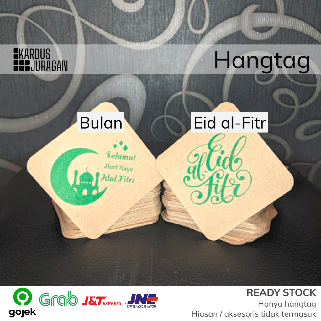 

Hangtag Parsel Ramadan 9 x 9 cm Kartu Kraft
