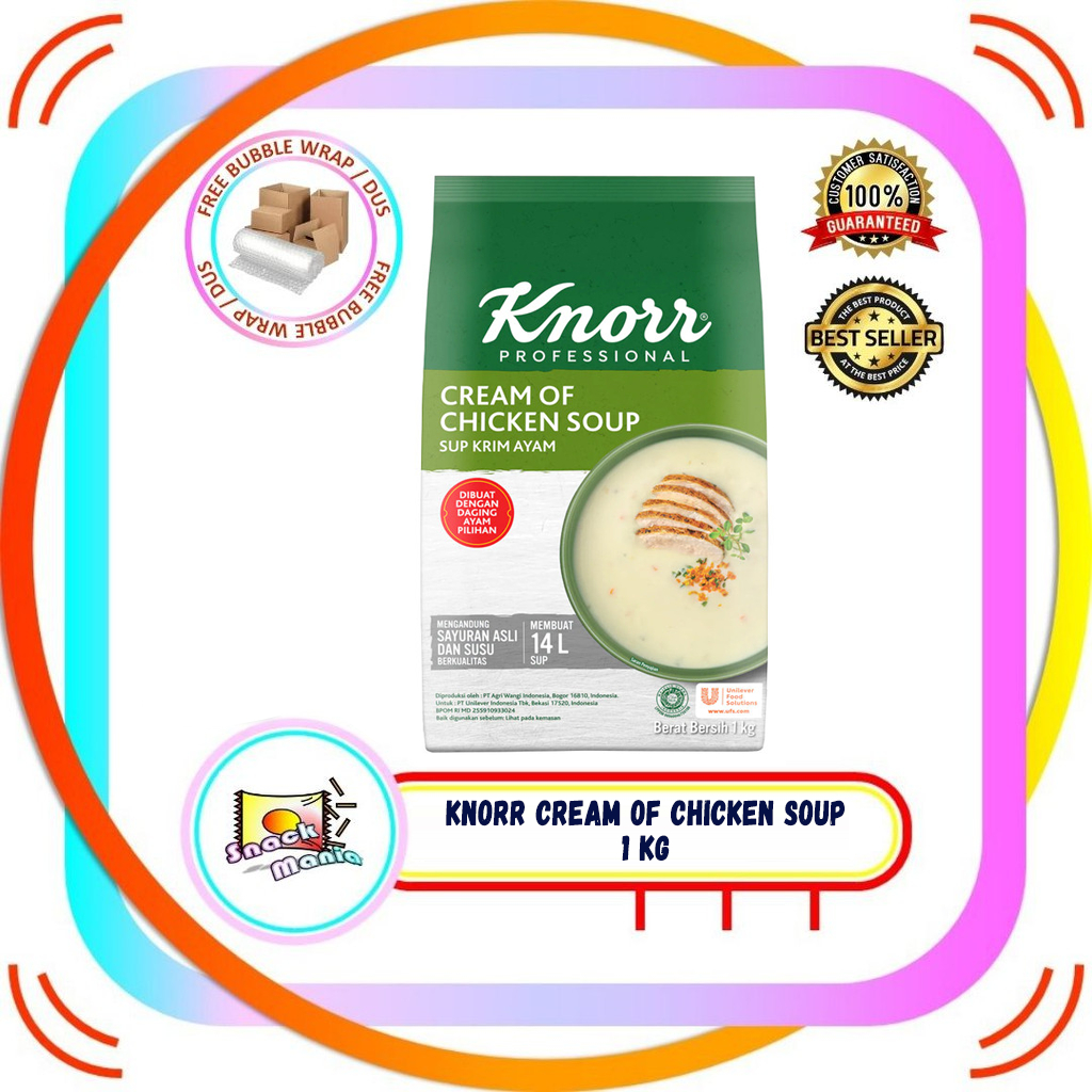 

KNORR Sup Krim Ayam - Cream of Chicken Soup 1 kg