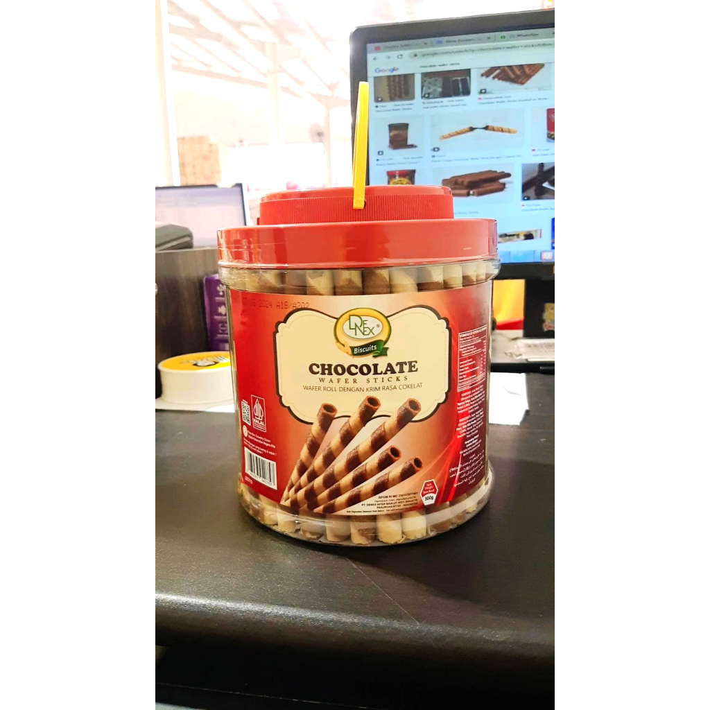 

DENEX Wafer Stick Chocolate Kemasan Toples 500 Gram