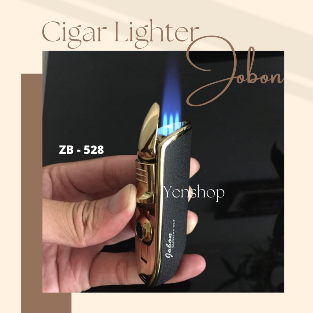 Korek Api Cerutu Lighter JOBON ZB 528 With Punch Cigar Cerutu
