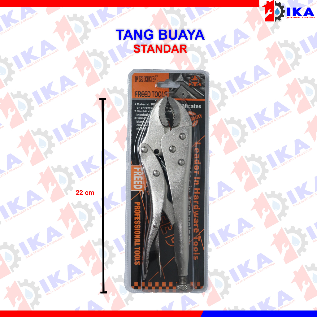 Tang Jepit Buaya bengkok FREED ORIGINAL - Locking plier curve - Vise Grip original Professional berkualitas