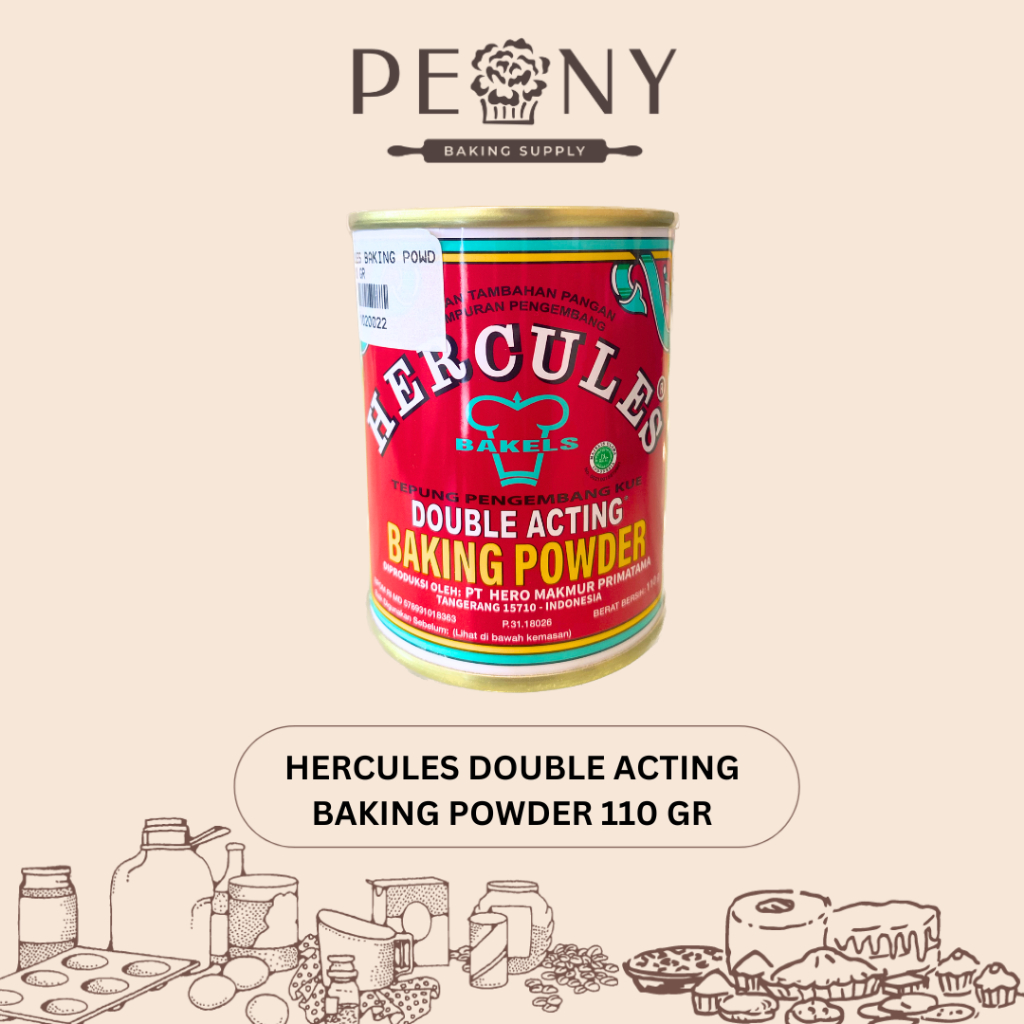 HERCULES DOUBLE ACTING BAKING POWDER 110 GR