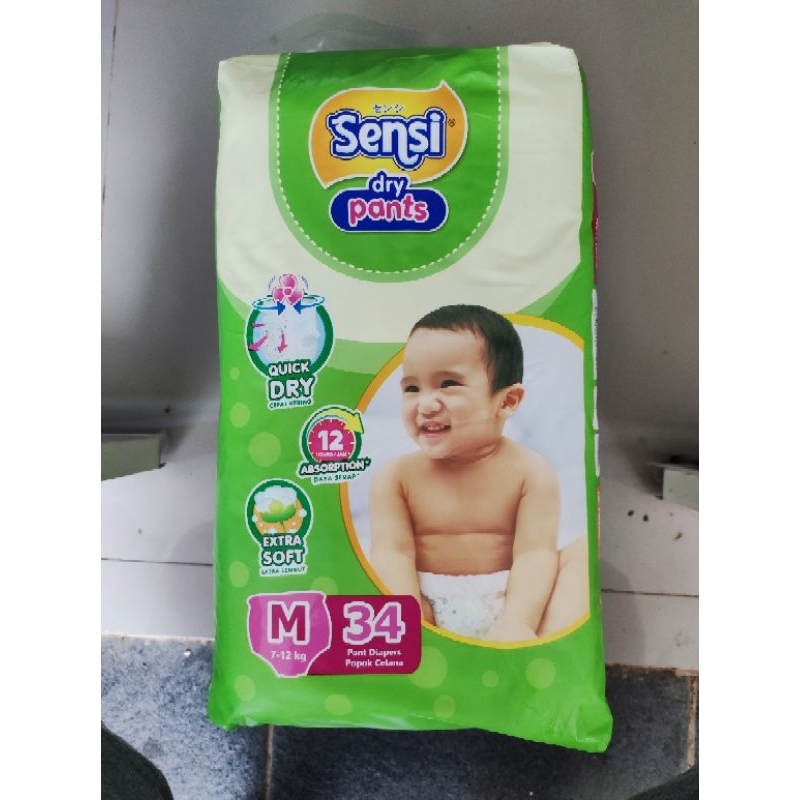 popok bayi celana sensi M34 L30 Xl26