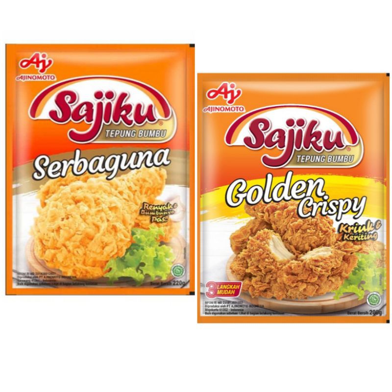 

ajinomoto sajiku aneka tepung bumbu ayam serbaguna golden