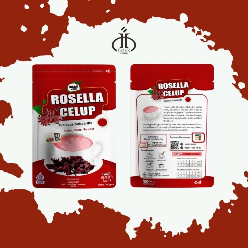 

ROSELLA CELUP - TEH CELUP ROSELLA - TEH HERBAL ALAMI - BUNGA ROSELA MURNI ORIGINAL By INSAN CORP.