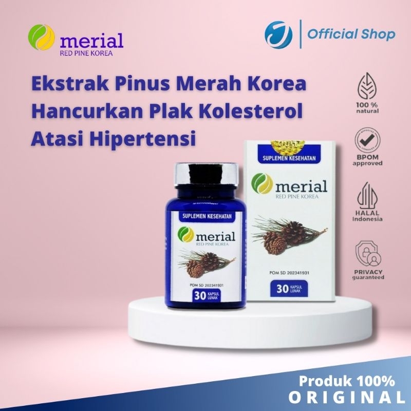 Merial asli Merial Original obat kolestrol dan hipertensi