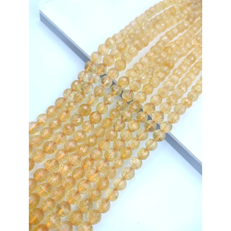 Citrine Natural Stone Facet Grosir Perrenceng
