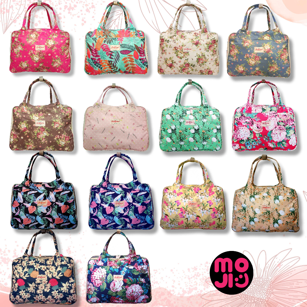 MOJI - Tas mudik / Tas Selempang Wanita Motif Bunga / Tas Pakaian / Tas Olahraga / Travel Bag CK Best Seller