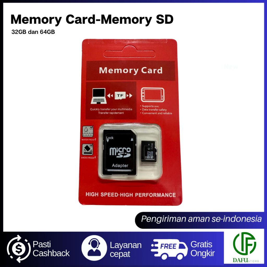 Memory Card Memory Micro SD 32GB/64GB