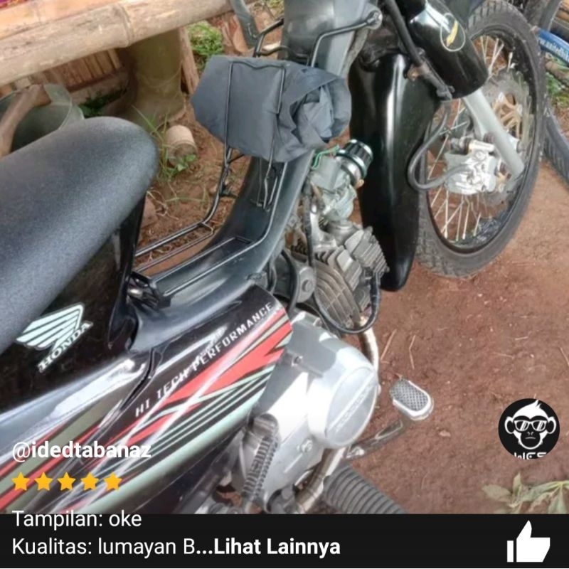 bagasi tengah keranjang jepit supra x supra lama supra x 110 100 bahan full besi