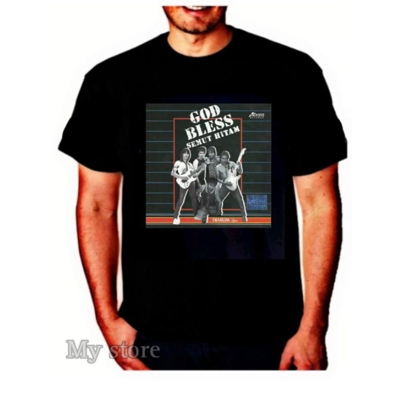 Baju kaos band Rock legend Goodbless semut hitam