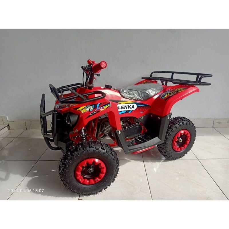 ATV  LENKA / HUNTER 50 CC MESIN 2 TAK~MAINAN MOTOR ANAK(GOSENT/JNE/INDAH CARGO)