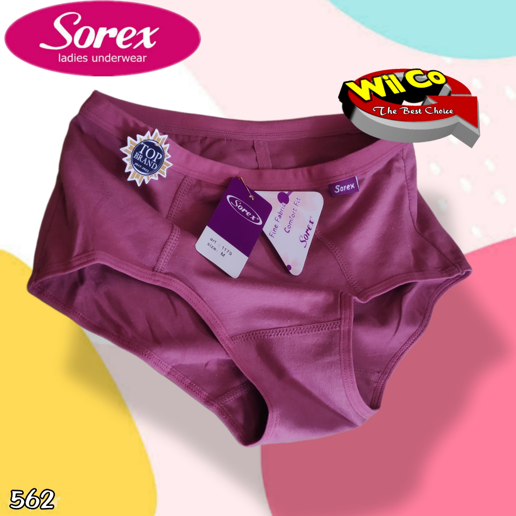 K562 - [Harga Per 1 Potong] CELANA DALAM WANITA PAKAIAN WANITA PAKAIAN DALAM SOREX MIDI SIZE M - QL