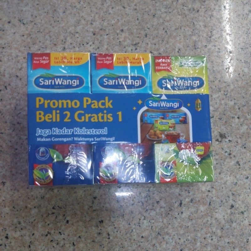 

Teh Sariwangi Isi 30x3 (2+1)