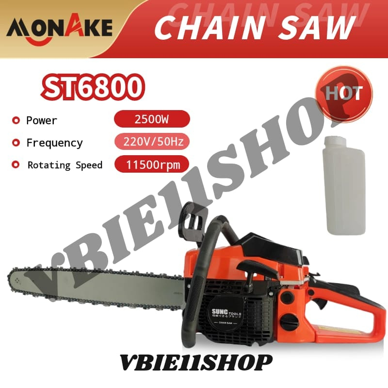 Mesin Gergaji Chainsaw ST6800 Monake (Gergaji)