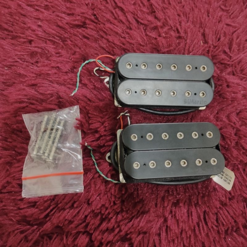 pickup gitar Dimarzio fusion edge Set Copotan Ibanez RGAIX6FM Iron label