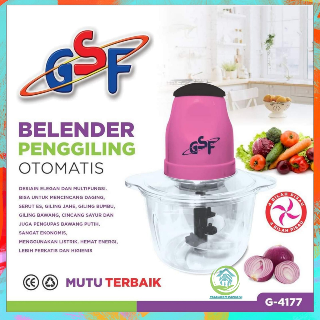 CHOPPER BLENDER DAGING BUMBU  / BLENDER PENGGILING GSF G-4177 / PENGGILING DAGING 2 LITER MURAH