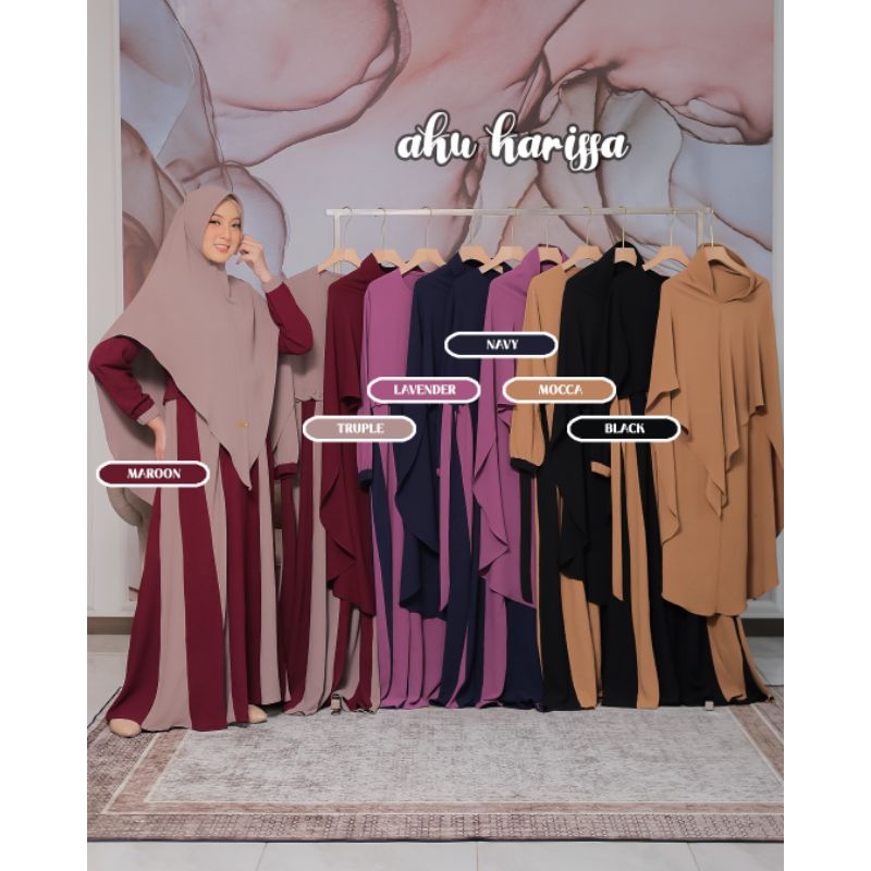 SELVI SET SYARI / Dress jamia by aku karissa ready siap kirim
