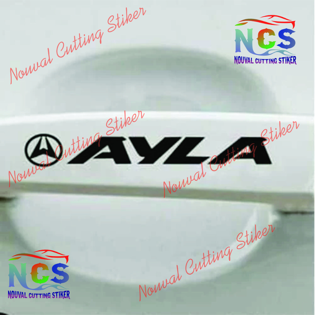 Stiker Handle Pintu Mobil AYLA stiker untuk peganggan pintu mobil