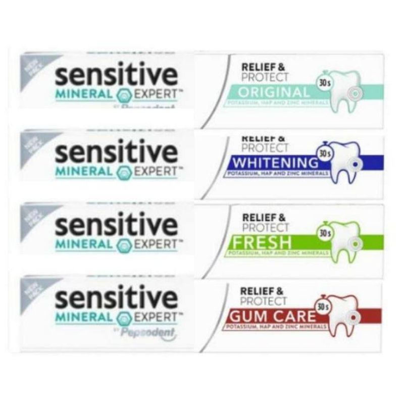 pepsodent sensitive mineral expert 100g