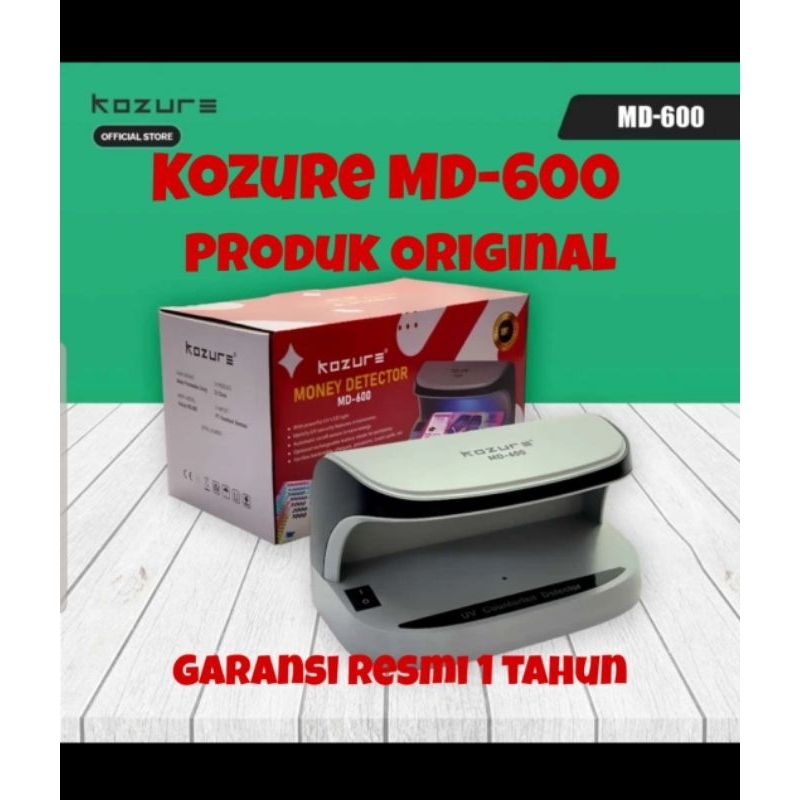 Money Detector Kozure MD-600 Lampu UV Deteksi Uang Palsu Kozure MD-600