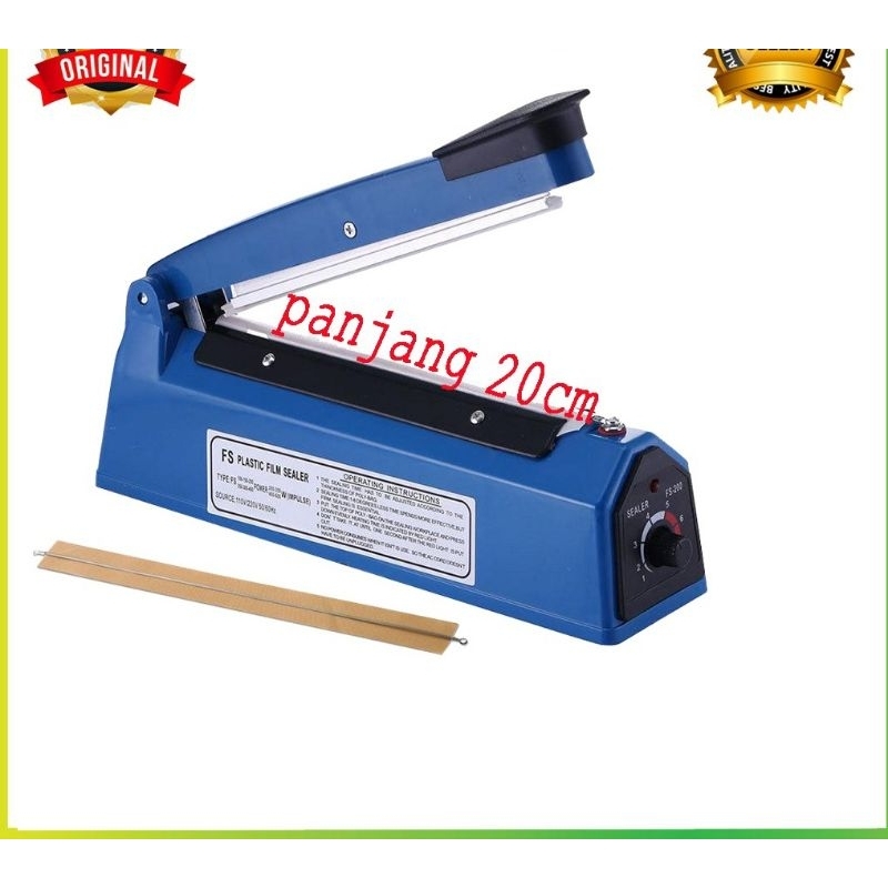 PRES PLASTIK  Sealer ,  PFS 200 , 20 CM ,  Pres  Plastik , Impulse Sealer  , Impulsealer