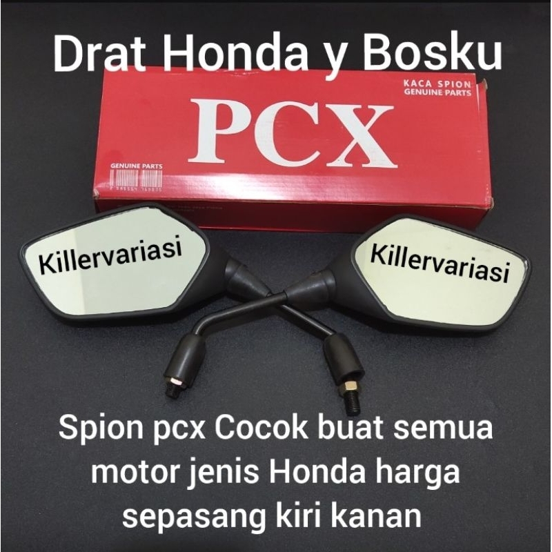 spion pcx standar bisa buat motor semua Honda beat Vario Supra kharisma Scoopy Spacy dll