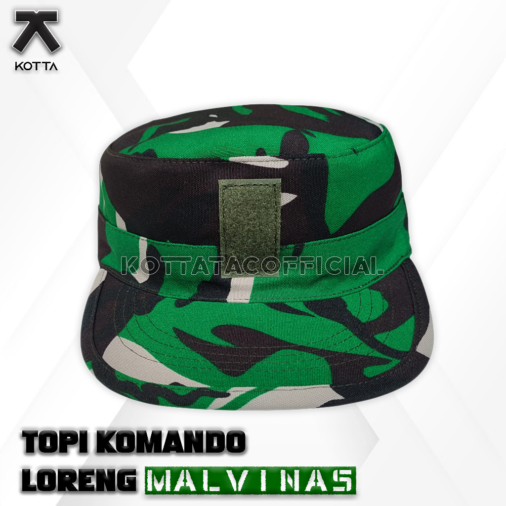 Topi Komando Loreng Malvinas Velbed / Topi Loreng TNI