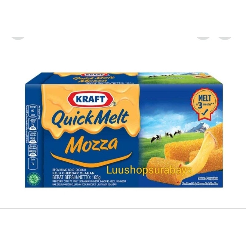 

Kraft Keju Quick Melt Mozza Box 160gr