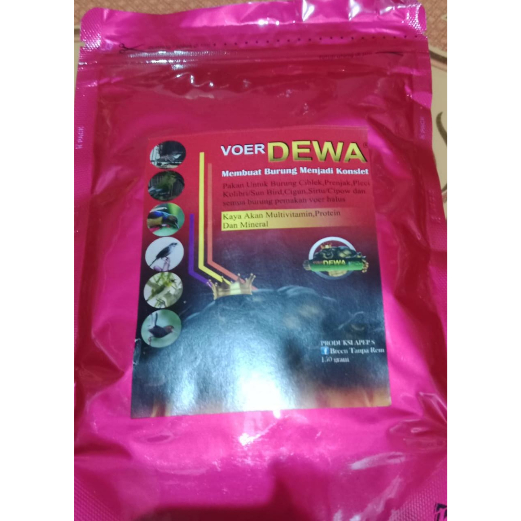 VOER DEWA VOER HALUSMEMPERCEPAT BIRAHI UNTUK BURUNG CIGUN PRENJAK TLEDEKAN CIPAUW DAN BURUNG LAINNYA