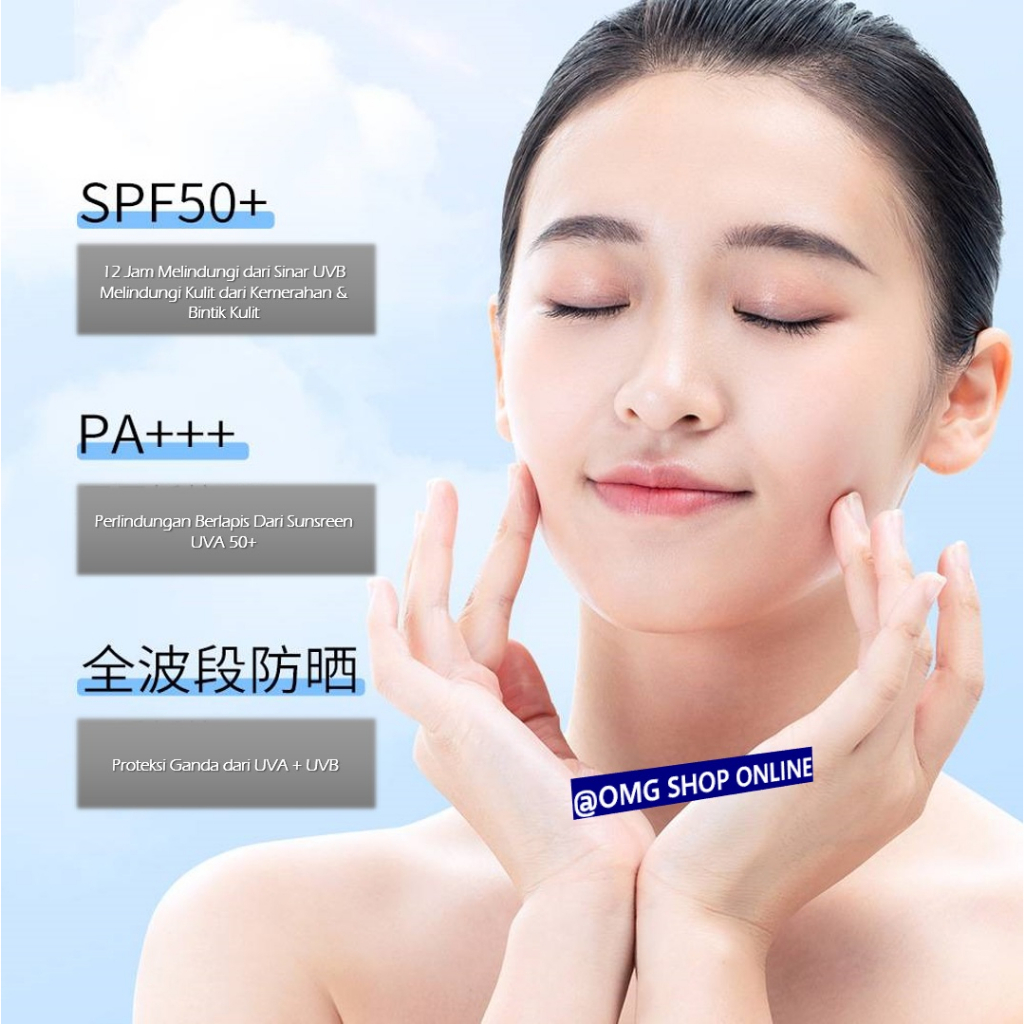 Beli 1 Gratis 1 !!! Tahan 12 Jam Sunscreen Lotion SPF 50 PA++ Pemutih Kulit Seluruh Tubuh Jomtam Whitening Anti UV Sunblock Wajah Untuk Skin Barrier Rusak 40 Gr / Sun Battle Sun Protection Glowing Body Cream / Pemutih Badan Pemutih Ketiak dan Selangkangan