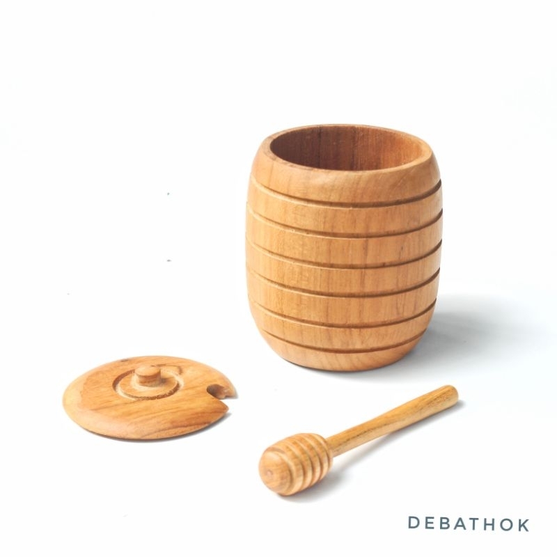 Honey Jar Toples Madu Kayu Jati