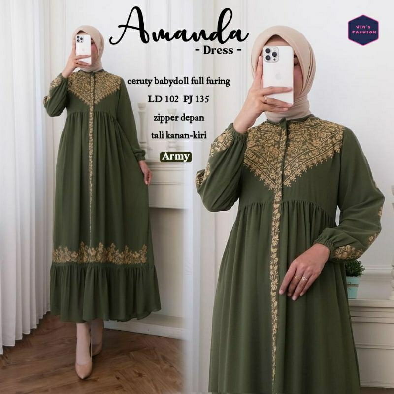 Amanda dress/outfit/dress/gamis