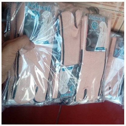 KAOS KAKI JEMPOL WANITA MUSLIMAH PANJANG MOTIF POLOS GARIS ANTI SLIP PREMIUM TEBAL DAN MURAH | FADHILAH SHOP BJB