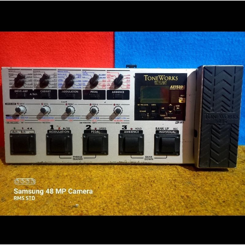 efek gitar korg ax1500g second