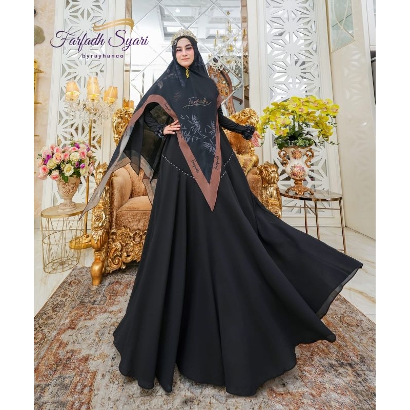 HARGA BOLEH KURANG ELENA SERIES ORIGINAL BY BRAND FARFADH SYARI ORI BUSANA MUSLIM FULL CERUTY BABYDO
