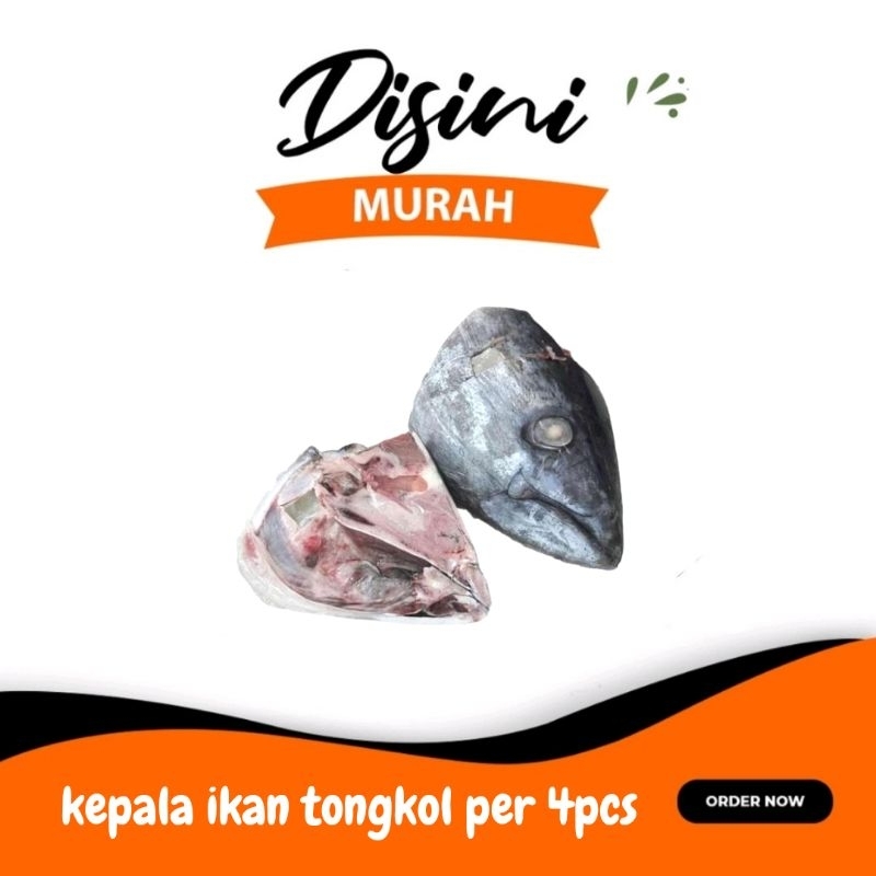 

kepala ikan tongkol segar utuh per 4pcs