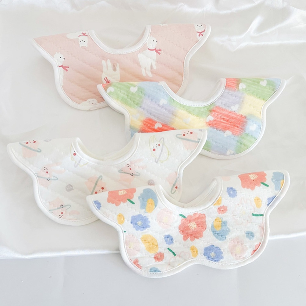 BIANCA - Bibs Tadah Air Liur Anak / Celemek Anak 4 IN 1 BABY GIRL SERIES