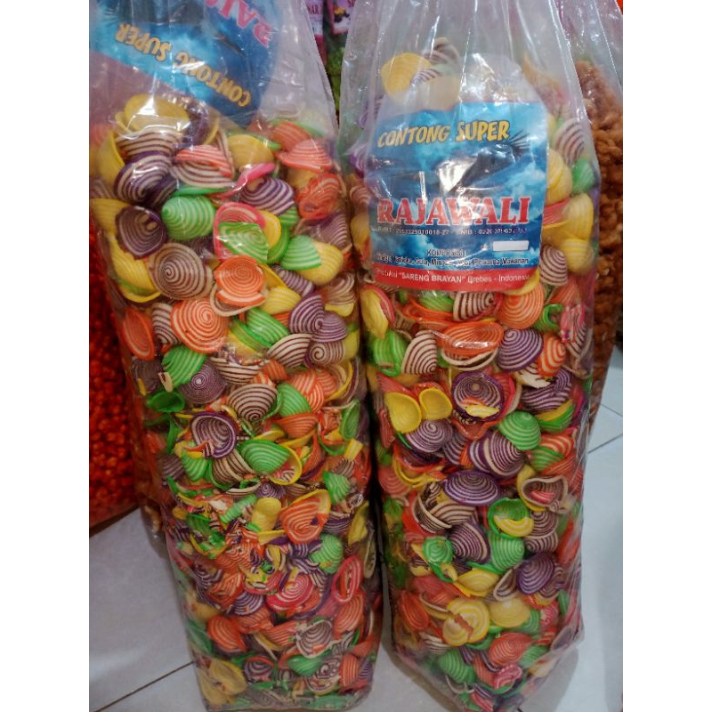 

KUPING GAJAH WARNA WARNI KEMASAN 2 KG PER BALL