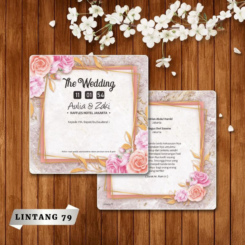 Blangko Undangan Seri Lintang 79