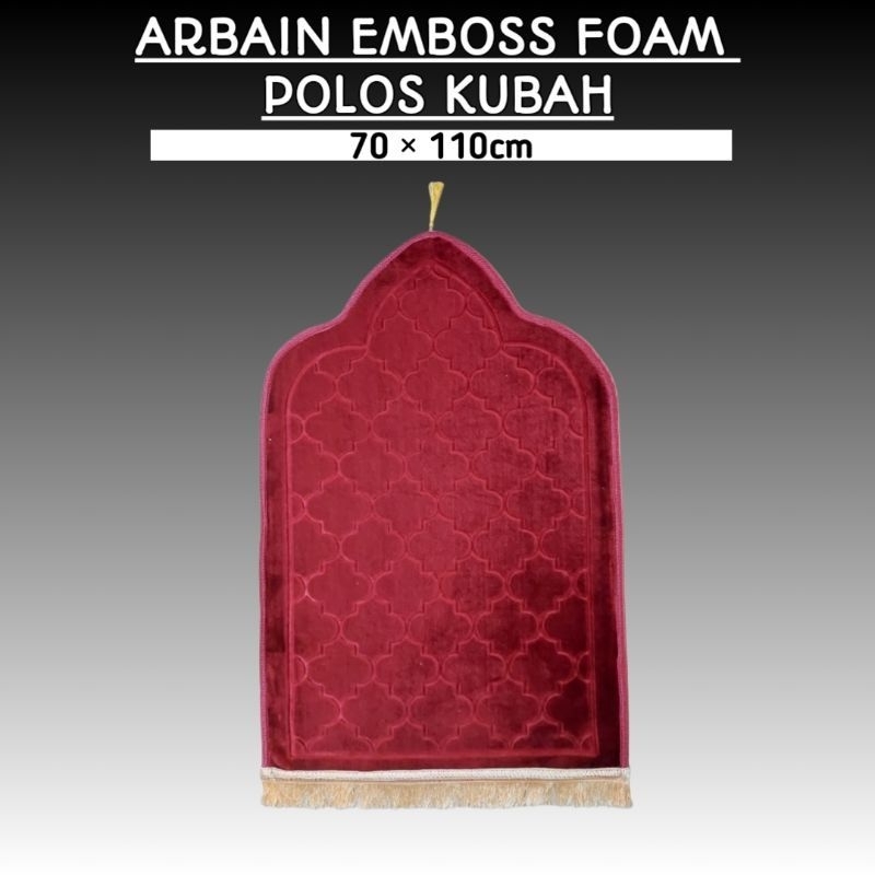 SAJADAH KUBAH POLOS SAJADAH EMBOS PREMIUM