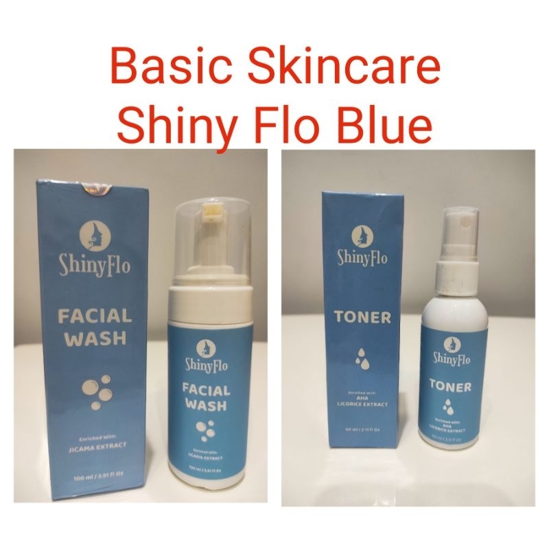 Basic Skincare Shiny Flo Blue #shinyflokincare #shinyflo #shinyfloblue #basicskincare