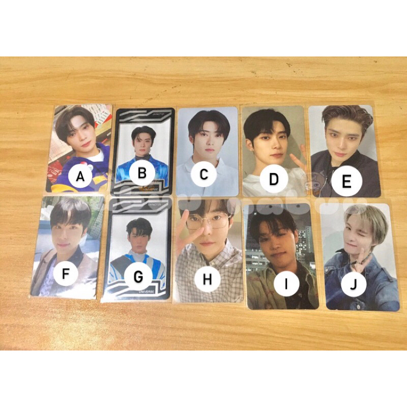 PHOTOCARD JAEHYUN JUNGWOO DOYOUNG TAEIL YANGYANG ( PIZZA UNIVERCE CARD BENE SANRIO RESONANCE ARRIVAL