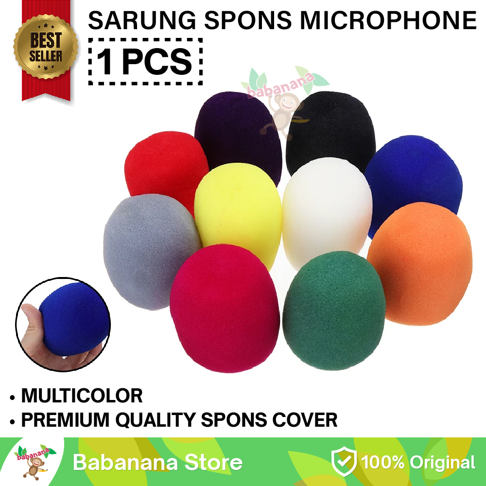 Busa Spons Pelindung Kepala Mic Cover Spon Tutup Microphone Sponge