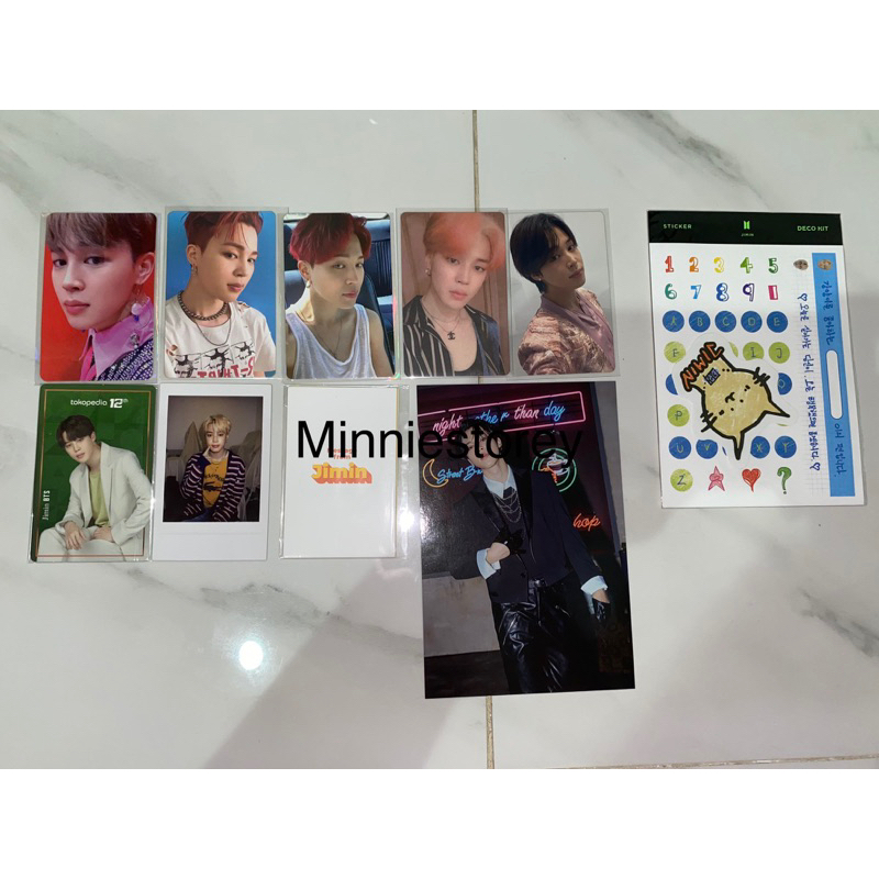 PC JIMIN BTS OFFICIAL ALBUM POLAROID PHOTOCARD DECO KIT MOTS PERSONA BUTTER HER ANSWER SLA