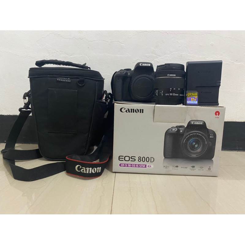 Kamera Canon 800D dslr bekas full set BISA NEGO