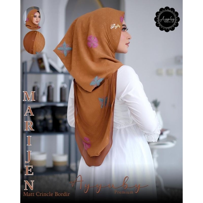HIJAB INSTAN HOODIE MARIJEN MOTIF BY AYYUBY